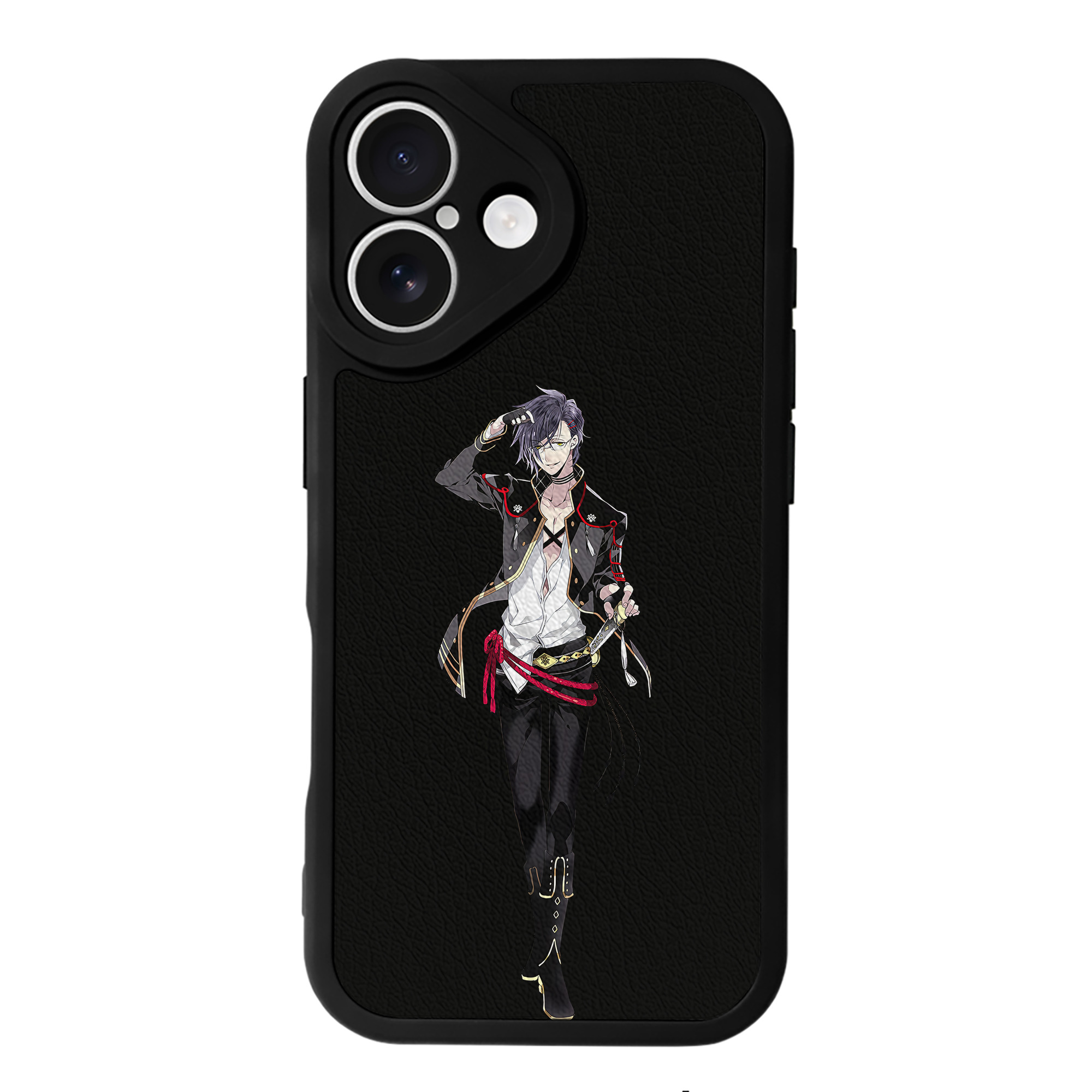 （画像用） 刀剣乱舞 Touken Ranbu 【iPhone 16シリーズ対応】シリコンスマホケース（レザー調） 材質：シリコン
